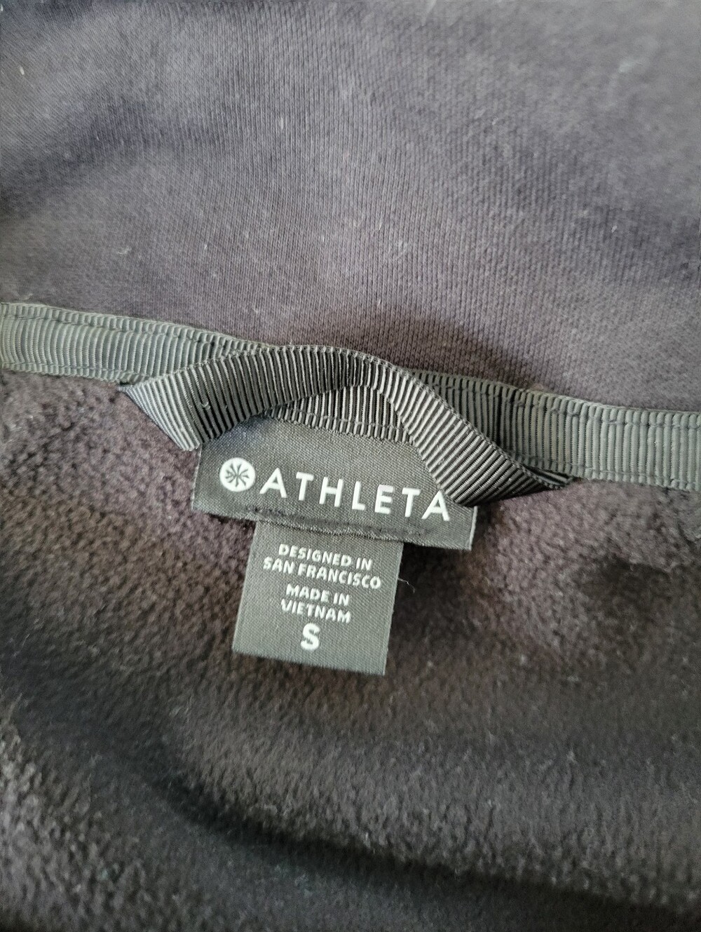 Athleta Triumph Hoodie Sweatshirt Black S - Picture 11 of 12